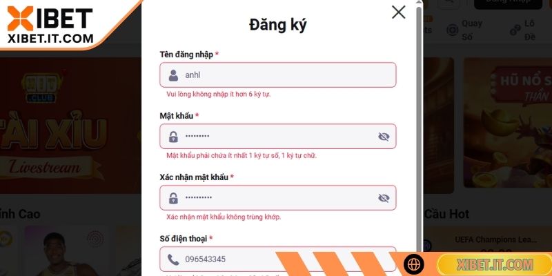 Đăng Ký Xibet - Các Bước Để Tham Gia Game Trực Tuyến Lưu ý khi đăng ký Xibet